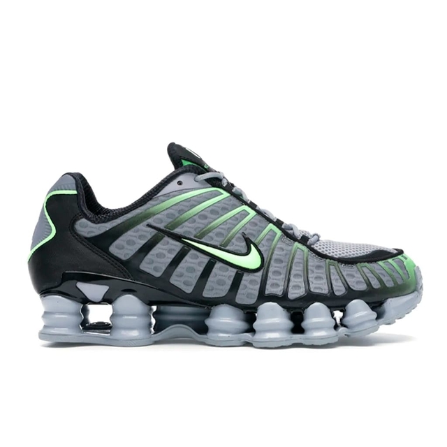 Tênis Nike Shox 12 Molas 2019 Verde e Cinza