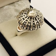 Anillo corona Plata 950 inflado italiano SK767 - comprar online