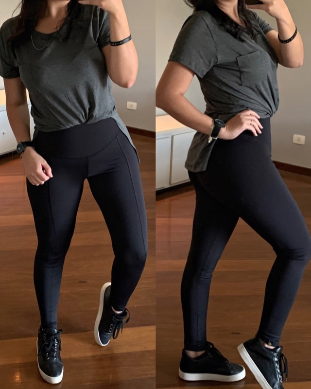 Calça Legging Montaria Suplex Preta Apeluciada (flanelada)