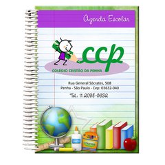 AGE015 - AGENDA ESCOLAR PERSONALIZADA - CAPA DURA - comprar online