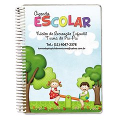 AGE014 - AGENDA ESCOLAR PERSONALIZADA - CAPA PLÁSTICA - loja online