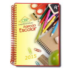 AGE016 - AGENDA ESCOLAR PERSONALIZADA - CAPA PVC SOLDADA - loja online