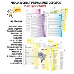 AGE016 - AGENDA ESCOLAR PERSONALIZADA - CAPA PVC SOLDADA - loja online