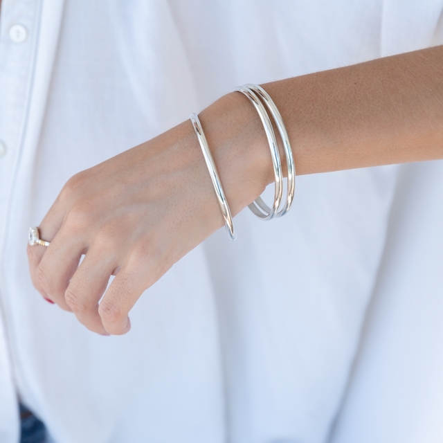 Pulsera Esclava 5mm Plata 925