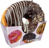1000 Pcs Caixa Embalagem Donuts Gourmet e Donuts Americano Linha Doce Lilas