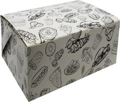 100 pçs Embalagem Delivery P Frango Porções com molho com Pelicula Interna na internet