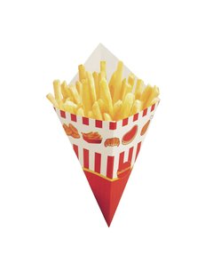 100 pçs Embalagem Cone G Batata Fritas Frango Porcoes na internet