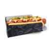 1000 pçs Embalagem Hot Dog / Cachorro Quente (linha Black)
