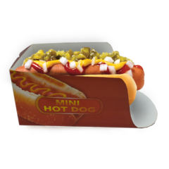 500 pçs Embalagem MINI Hot Dog / Cachorro Quente / Lanches