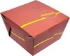 100 pçs Embalagem Batata Recheada / Porções Delivery - Linha Vermelha