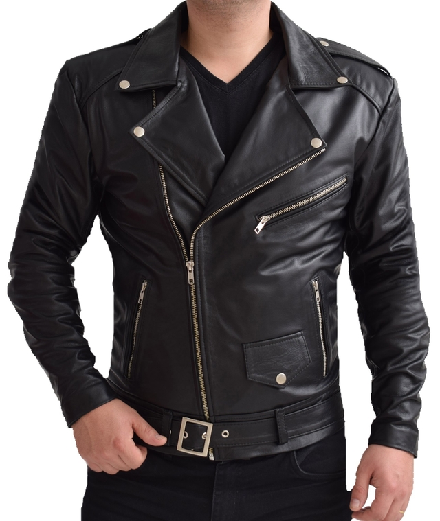 CAMPERA DE CUERO ROCKERA Comprar en DVCUEROS