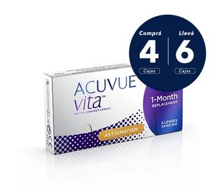 Acuvue Vita Astigmatismo x 6 Cajas x 36 lentes