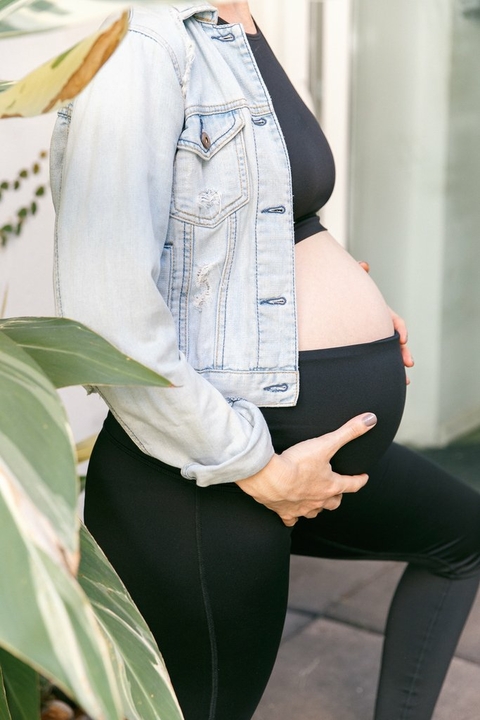 Calza Larga Negra Maternidad