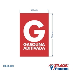 Adesivo Placar Totem Gasolina Aditivada AID-EX-0020
