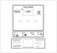 Kit Mostrador de Bomba - MBK0005-545x430mm