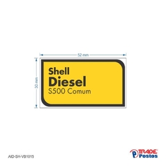 Adesivo Diesel S500 Comum AID-SH-VB1015-30x52mm