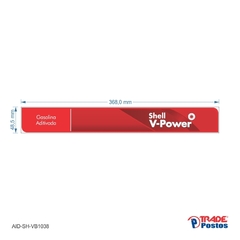 Adesivo Gasolina VPower Aditivada AID-SH-VB1038-48,5x368mm