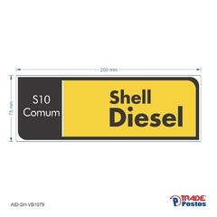 Adesivo Diesel S10 Comum AID-SH-VB1079-75x209mm