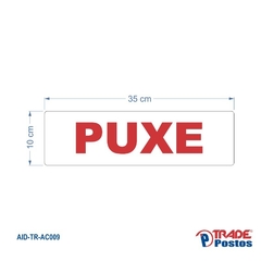 Adesivo Puxe Para Porta 100x350mm / AID-TR-AC009 - comprar online