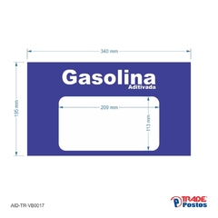 Adesivo De Bomba Gasolina Aditivada / Tradicional - Trade Postos - Comunicação visual