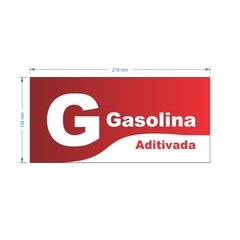 Adesivo Gasolina Aditivada / AID-TR-VB0096 - comprar online