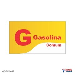 Adesivo Gasolina Comum / AID-TR-VB0127