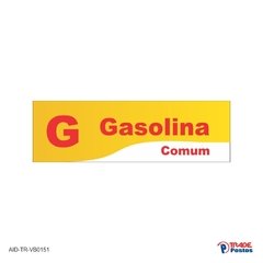 Adesivo Gasolina Comum / AID-TR-VB0151