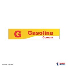 Adesivo Gasolina Comum / AID-TR-VB0159