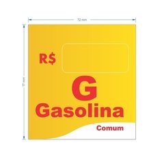 Adesivo Gasolina Comum / AID-TR-VB0199 - comprar online