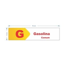 Adesivo Gasolina Comum / AID-TR-VB0247 - comprar online