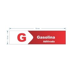 Adesivo Gasolina Aditivada / AID-TR-VB0248 - comprar online