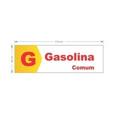 Adesivo Gasolina Comum / AID-TR-VB0279 - comprar online
