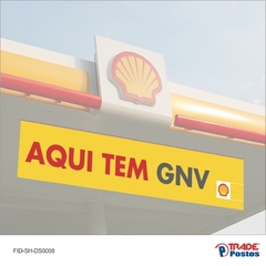 Faixa Aqui tem GNV - Amarelo / DS0008-1x5M