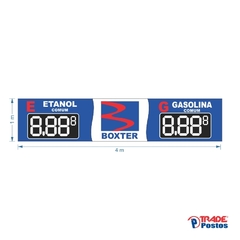 Faixa 1x4m Etanol Gasolina