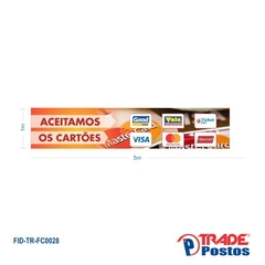 Faixa Aceitamos os Cartões / FID-TR-FC0028 - comprar online