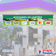 Faixa Aceitamos os Cartões / FID-TR-FC0031