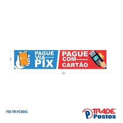 Faixa Pix e Cartões / FID-TR-FC0043 - comprar online