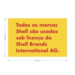 Placa Shell Marca Licenciada PSD-SH-PL0022