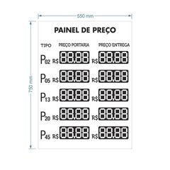 Placa de Preço GLP / PSD-TR-GLP0001 - comprar online