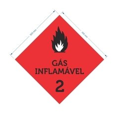Placa GLP Gás Inflamável / PSD-TR-GLP0005 - comprar online