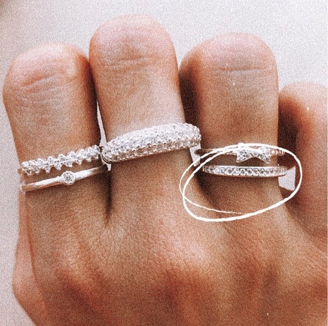 ANILLO FINO CUBIC PLATA 925 Indiana Accesorios