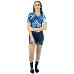 Macaquinho de Ciclismo Feminino Márcio May Slim Fit Cape Town Foto com Modelo