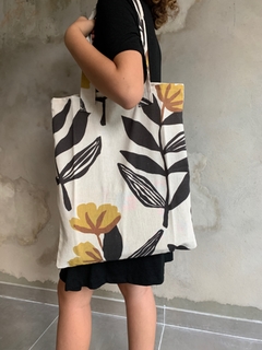 Tote Bag Flor Algodon - comprar online