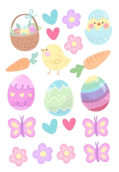 STICKERS Pascuas 1790