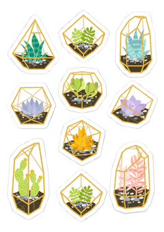 STICKERS 1814 Plantas