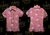 Camisa de Botão - Pink Roses Neon