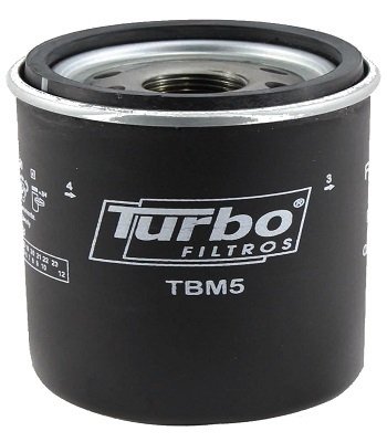 Filtro de Óleo - Turbo filtros TBM5- Uno, Siena, Sandero,Palio,Pajero
