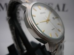 Seiko Clasico Vestir Cuarzo Metal Wr100 Sur197 Fotos Reales - Martinsal