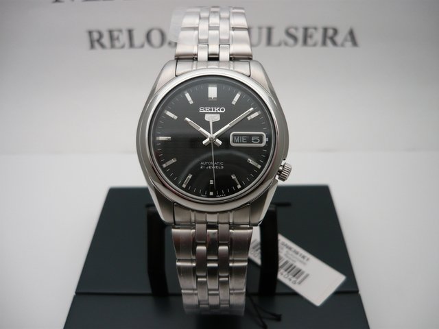 Seiko 5 Clasico Automatico Acero Snk361 Fotos Reales