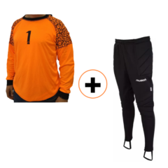 Conjunto De Arquero Hombre! Pantalon Reusch +buzo Mitama nar